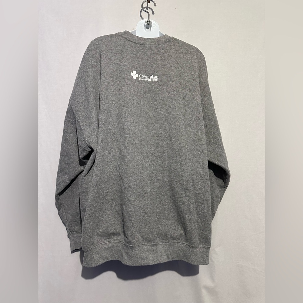 Gildan Charcoal Gray Crewneck Sweatshirt – 3X - Picture 2 of 3